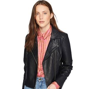 Cupcakes and Cashmere Faux Leather Jacket Vegan